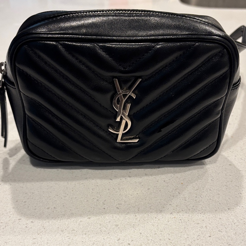 Yves Saint Laurent Black Quilted Bag
